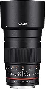 Amazon.com : Samyang 135mm f/2.0 ED UMC Telephoto Lens for Canon EF ...