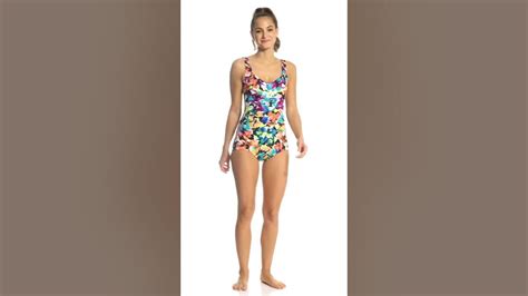 Maxine Blossom Spa Chlorine Resistant Girl Leg One Piece Swimsuit