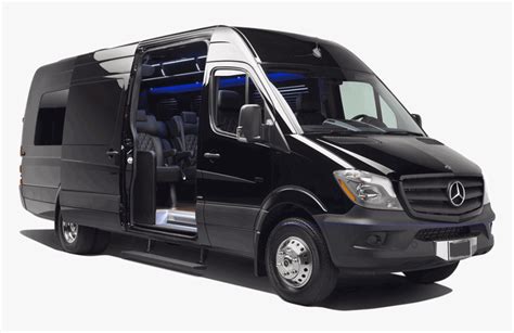 Black Mercedes Benz Sprinter, HD Png Download - kindpng