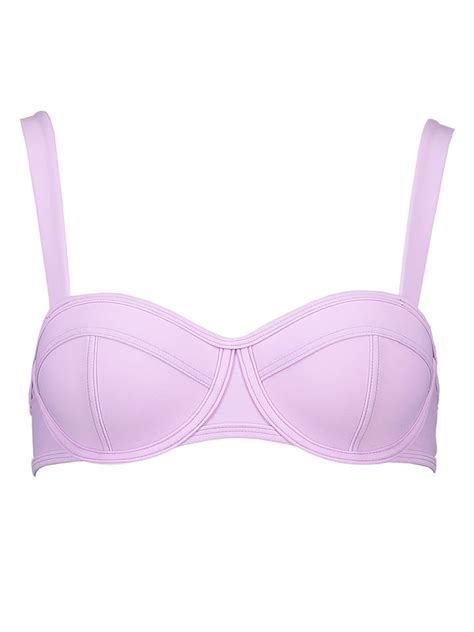 LASCANA Biustonosz bikini w kolorze lawendowym najlepsze wyprzedaże w limango