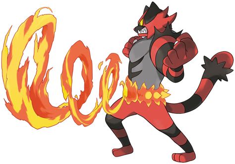 incineroar official artwork gallery pokemon