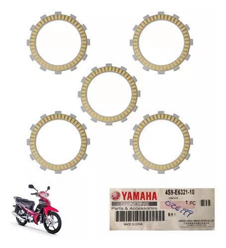 Juego Completo Pastas De Clutch Yamaha Original Crypton T Meses