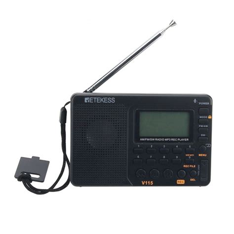 Retekess V 115 Radio FM AM SW Multiband Radio Receiver REC Recorder MP3