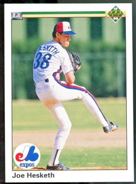 Upper Deck Joe Hesketh Pitcher Montreal Expos Free Shipping