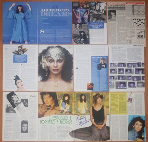 Kate Bush Magazine Clippings 1980s00s And Similar Items