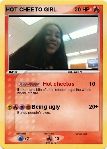 Pokémon HOT CHEETO GIRL Hot cheetos My Pokemon Card