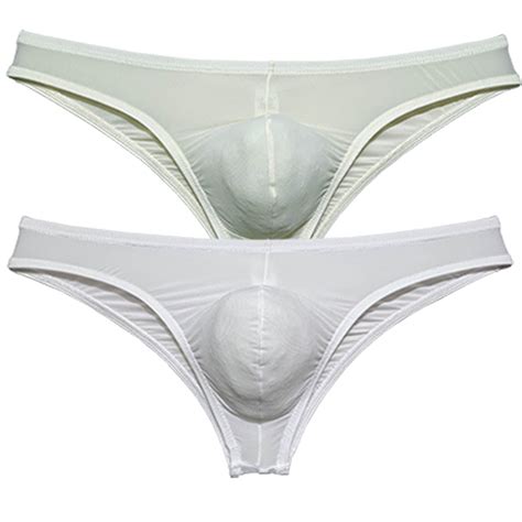 Botmois Pack Micro Briefs Men S Underwear Bikini Pucker Back Male Slip Low Rise Brazil