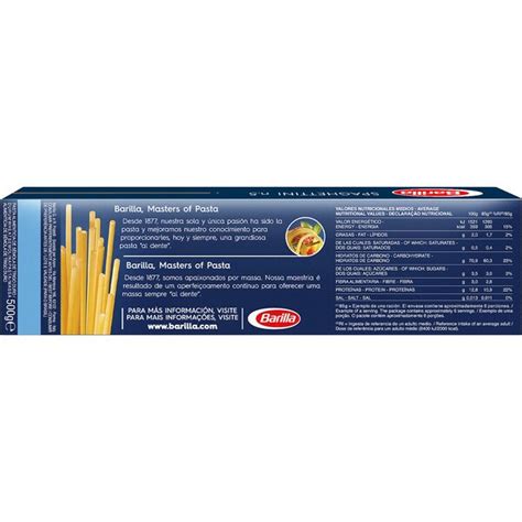 Comprar Spaghetti N5 Caja 500 G · Barilla · Supermercado Hipercor