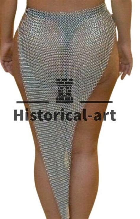 Hot Chainmail SKIRT Handmade From Lightweight Metal Aluminium Etsy
