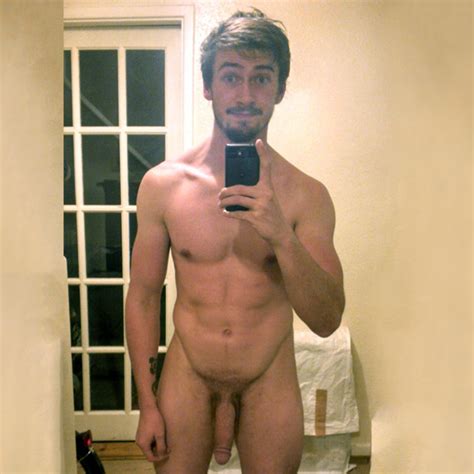 Naked Hung Guy Selfie
