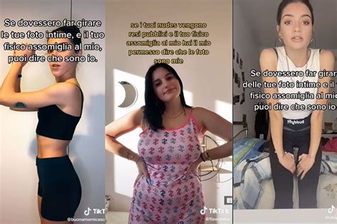 Se pubblicano tue foto nuda dì che sono io la challenge su TikTok contro il revenge porn
