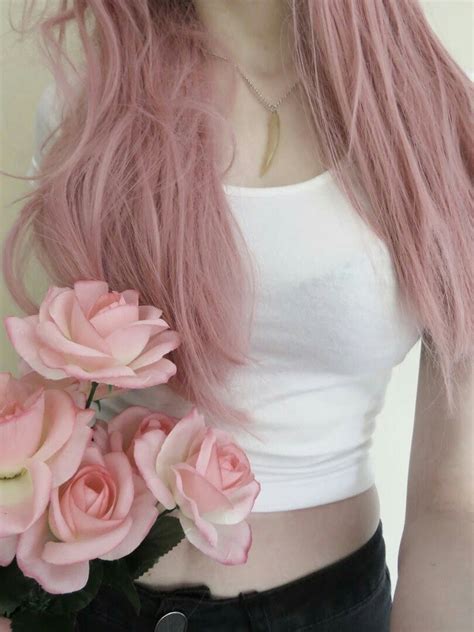 Aesthetic Hair Pink Aesthetic Hair Inspo Hair Inspiration Character