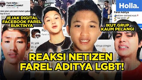 Reaksi Netizen Farel Aditya LGBT Ikut Grup Kaum Pelangi Jejak Digital