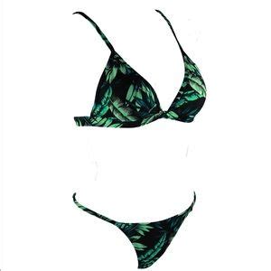 Bellavictoriaboutique Swim Luciana Tropical Simple Cheeky Bikini Set Poshmark
