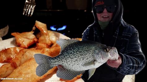 Red Lake Catch N Cook Giant Crappie Youtube