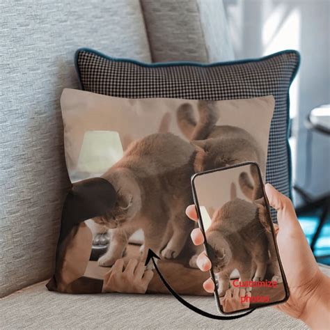 1 Funda de Almohada Personalizada con Foto Impresión Personalizada a