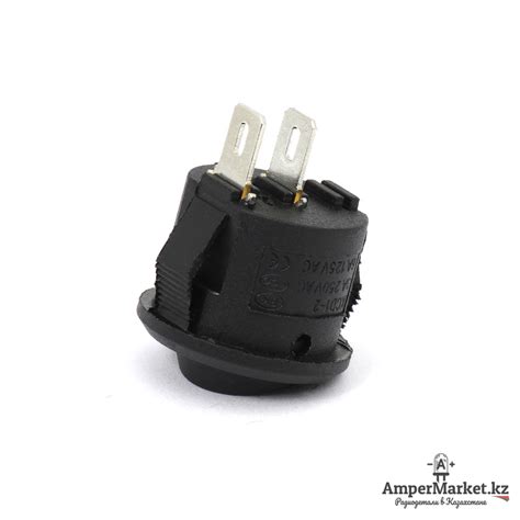 Переключатель / рокер KCD1-2 (15 мм | 250 В, 3 А) | AmperMarket.kz