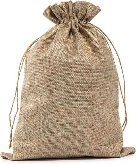 Amazon Burlap Bags With Drawstring 12 X 16 Inches Lot Of 10