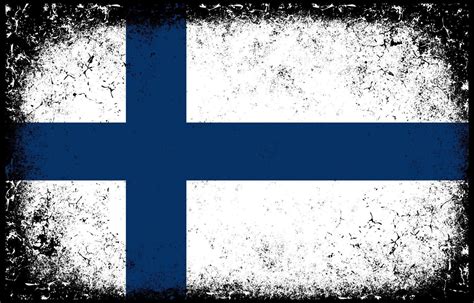 old dirty grunge vintage finland national flag illustration 13918916 ...