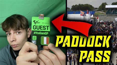 PADDOCK PASS MOTOGP Cos è e COME si ottiene YouTube