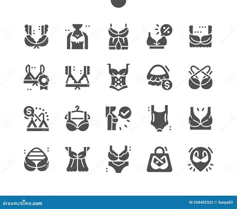 Lingerie And Bra Underwear Feminine Clothing Stock Vector Illustration Of Underwear