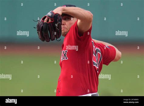 Boston Red Sox Relief Pitcher Kutter Crawford Delivers During A