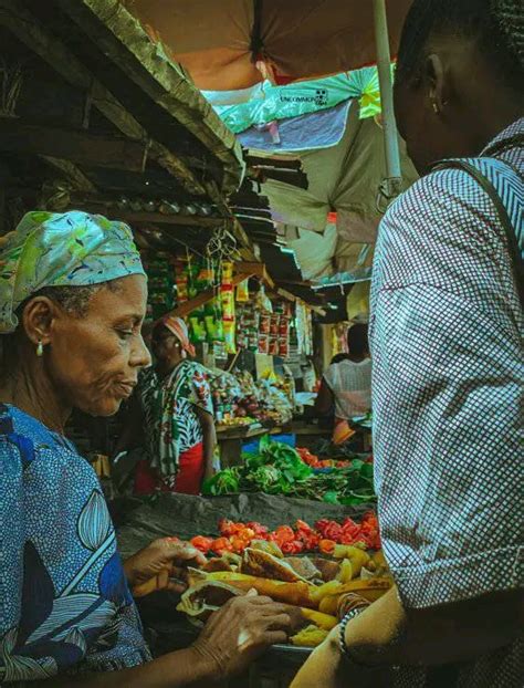 A Local Market In Calabar Nigeria The African Lane