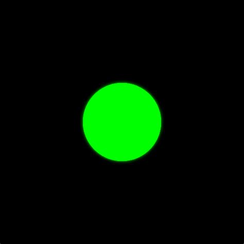 Green Circle Optical Illusion Animation