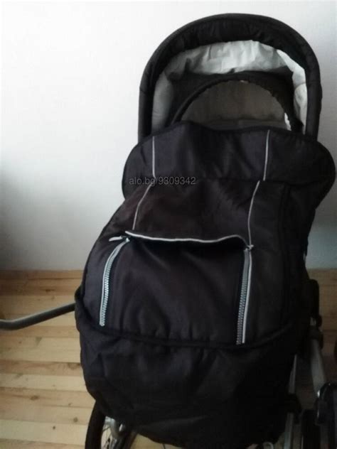 Комбинирана количка 3 в 1 Емма Комбинирана количка Черен | Бебешки и ...