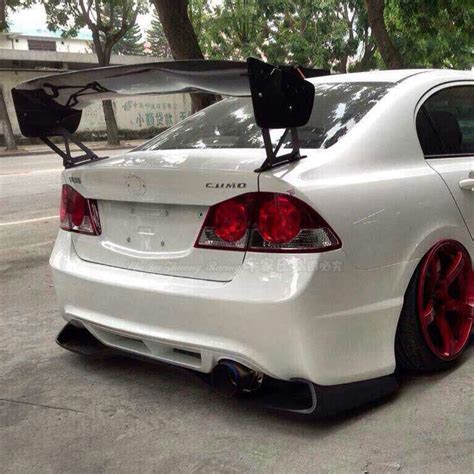 Купить спойлер Fa1 FD2 Honda Civic Si Ming voltex углерода gt спойлер ...