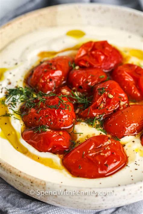 Vispad feta med rostade tomater