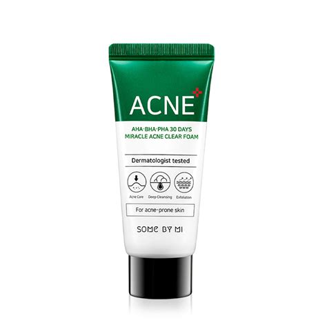 Buy AHA, BHA, PHA 30 Days Miracle Acne Clear Foam - 100ml Online in ...