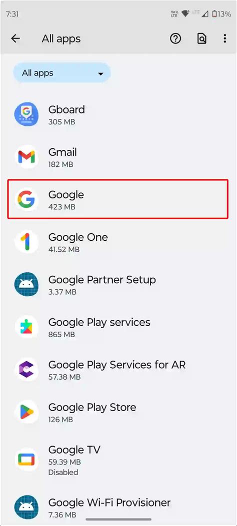 How to Disable (or Enable) Google App on Android Phone