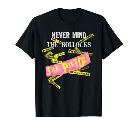 Amazon Sex Pistols 公式 Never Mind The Bollocks タブ Tシャツ Tシャツカットソー 通販