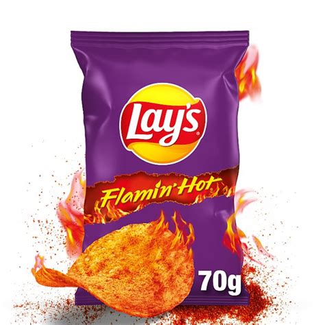 Lay S Flamin Hot Chipsy Ziemniaczane O Smaku Bardzo Pikantnym G Szt Kg Lay S