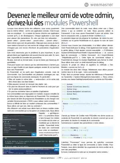 Devenez le meilleur ami de votre admin écrivez lui des modules Powershell