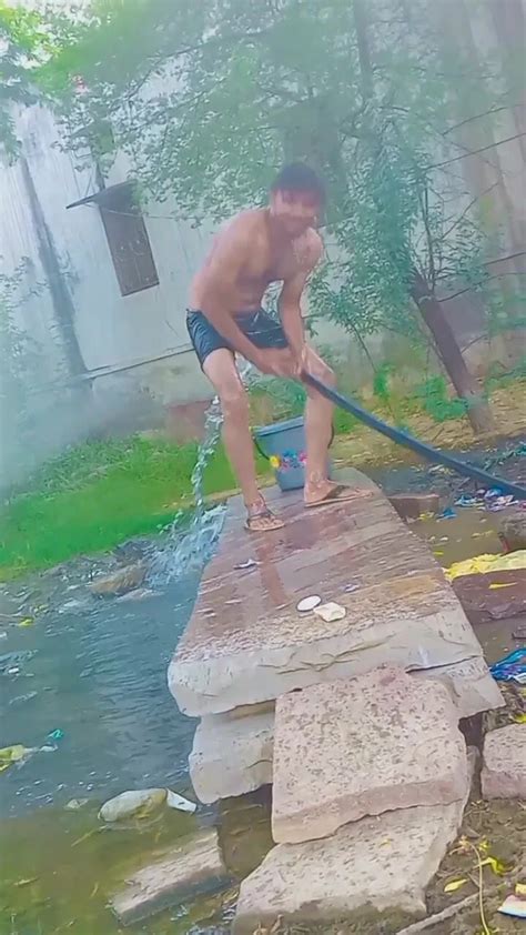 Indian Desi Indisn Boy Bathing In Public Nude ThisVid