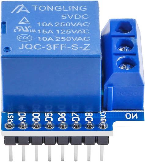 Buy 12Pcs 5V Relay Module 1 Channel D1 Mini Relay Shield Relay Hight ...