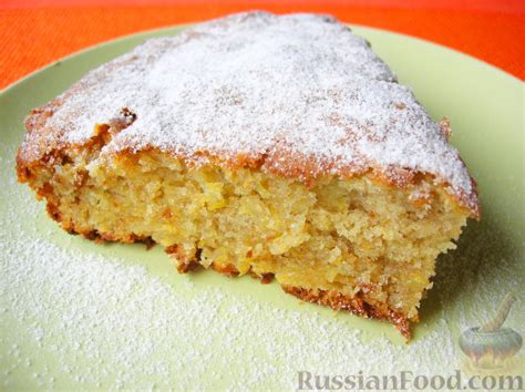 Рецепт: Очень простой пирог с айвой на RussianFood.com