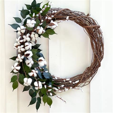 Pussy Willow Wreath Etsy