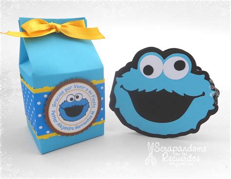 Invitaciones Del Come Galletas Kit Imprimible Monstruo Come Galletas