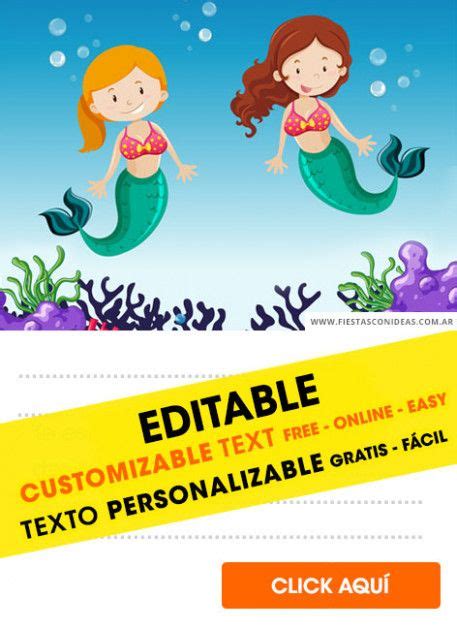 The Reason Why Everyone Love Blank Mermaid Invitation Template Blank