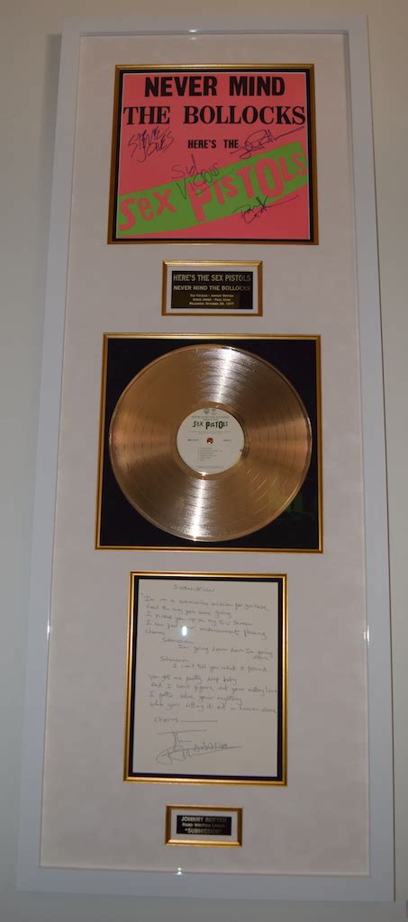 Sex Pistols Never Mind The Bollocks Sid Vicious Johnny RottenROCK STAR Gallery