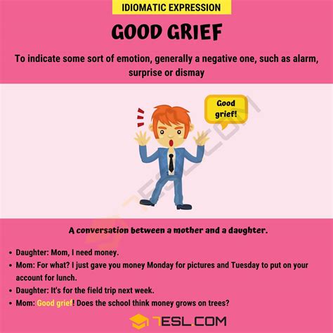 "Good Grief" Meaning, Origin and Examples • 7ESL