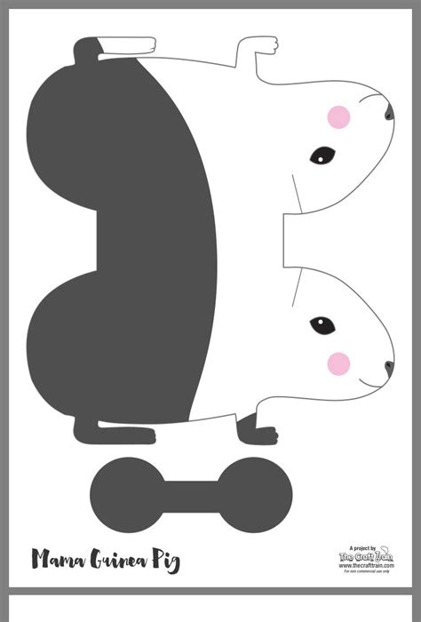 Printable Paper Guinea Pigs Artofit