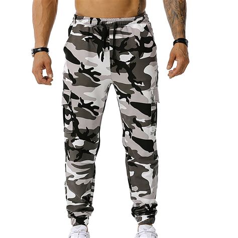 Aimik Hanes Men's Pants-Camo Joggers Sweatpants Big and Tall Tracksuit ...