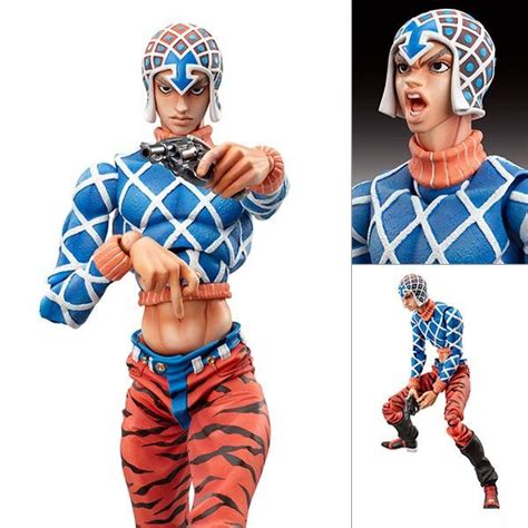 Super Action Statue Jojos Bizarre Adventure Part V Guido Mista And S P