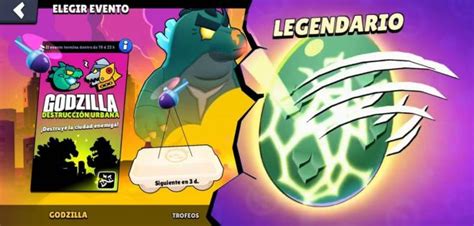 Brawl Stars Recompensas Y Porcentajes De Los Huevos Godzilla