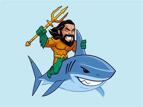 Aquaman - Animated sticker pack by Alex Yunak on Dribbble