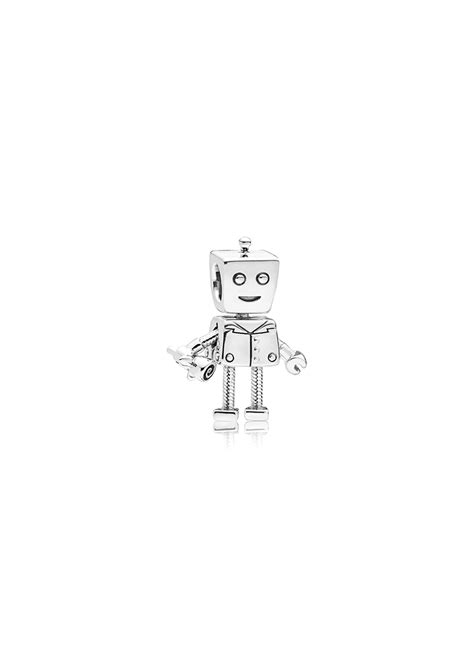 Robot Hombre Trinkets joyería plata925 Dije o Charm